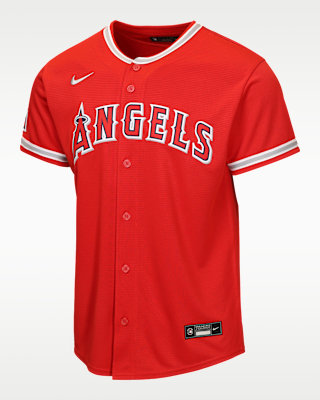 NIKE製　ANGELSユニフォーム(キッズ) Los Angeles Angels Big Kid's Nike MLB Stadium Jersey. Nike.com